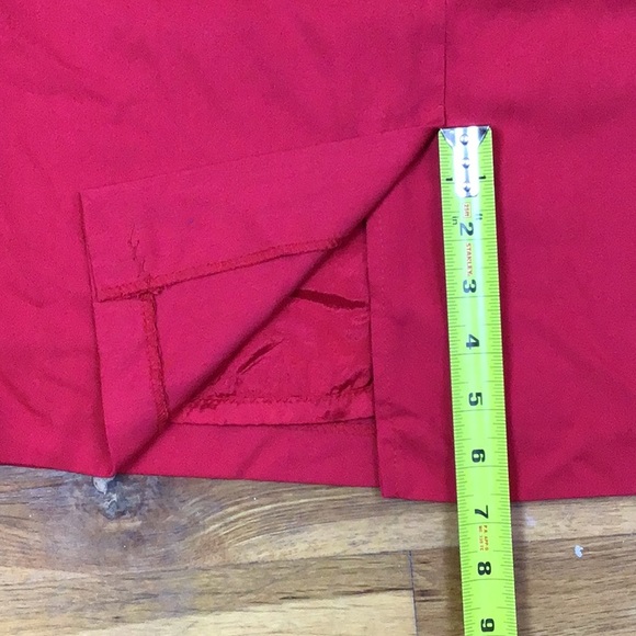 AFOLFO INTERNATIONAL RED PENCIL SKIRT - Picture 8 of 8